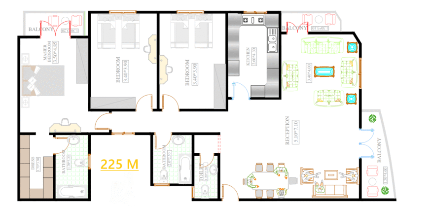 بيت وطن الحى الخامس B57 بيت وطن الحى الخامس B57